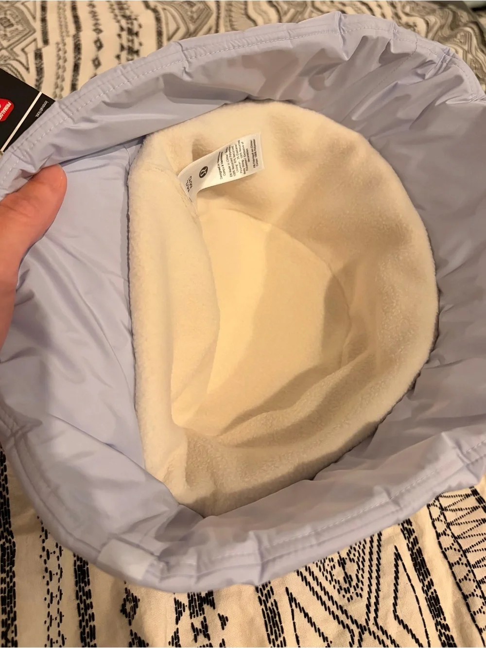 lululemon athletica Quilted Fleece-Lined Bucket Hat in Light Lavender